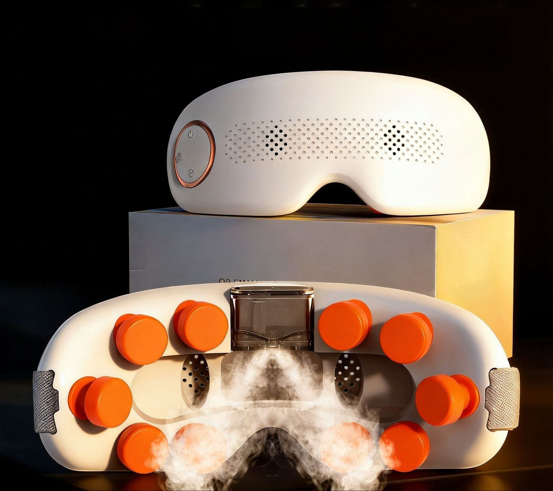 Steam Heat Eye Massager with Visual Acupoint Vibration