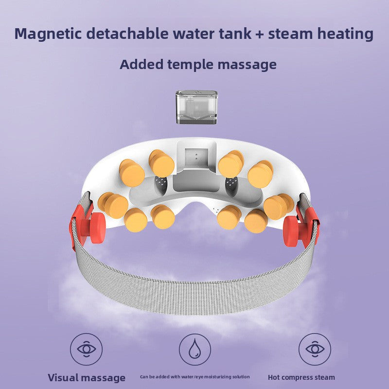 Steam Heat Eye Massager with Visual Acupoint Vibration